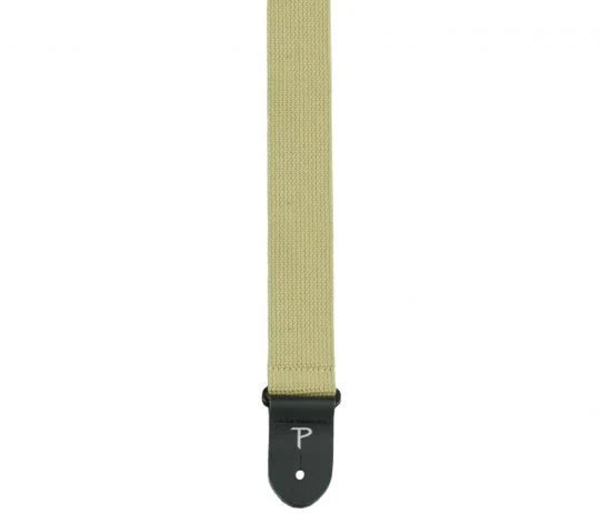 Tan Cotton Guitar Strap 