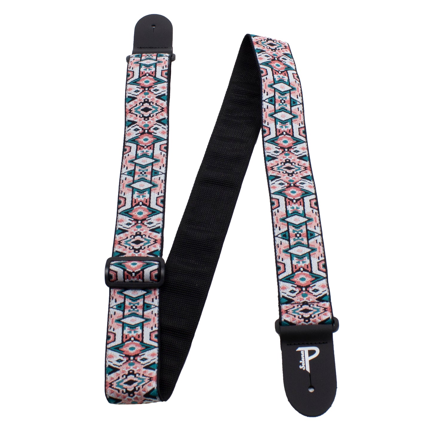 HOPE COLLECTION GEOMETRIC JACQUARD GUITAR STRAP