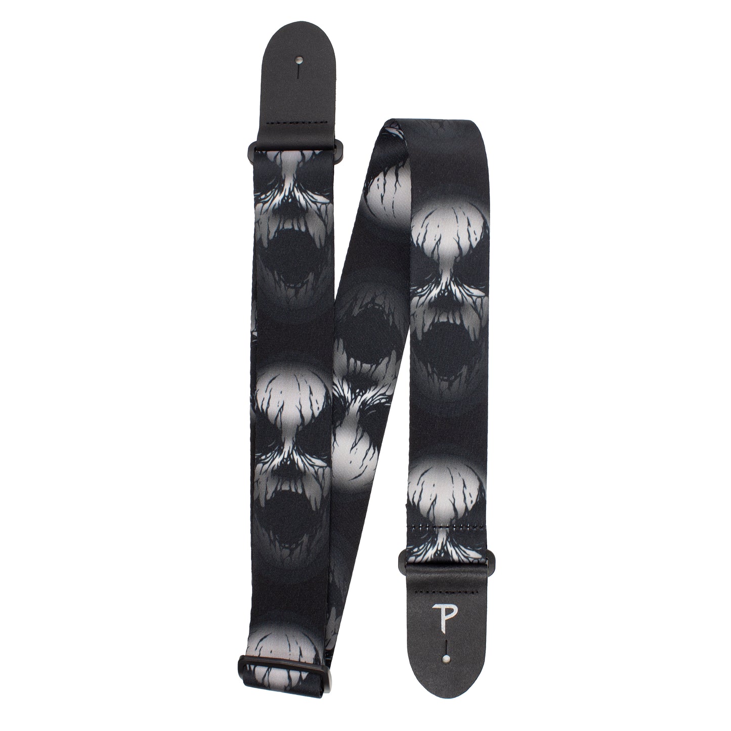CLOWN DESIGN POLYESTER GUITAR STRAP