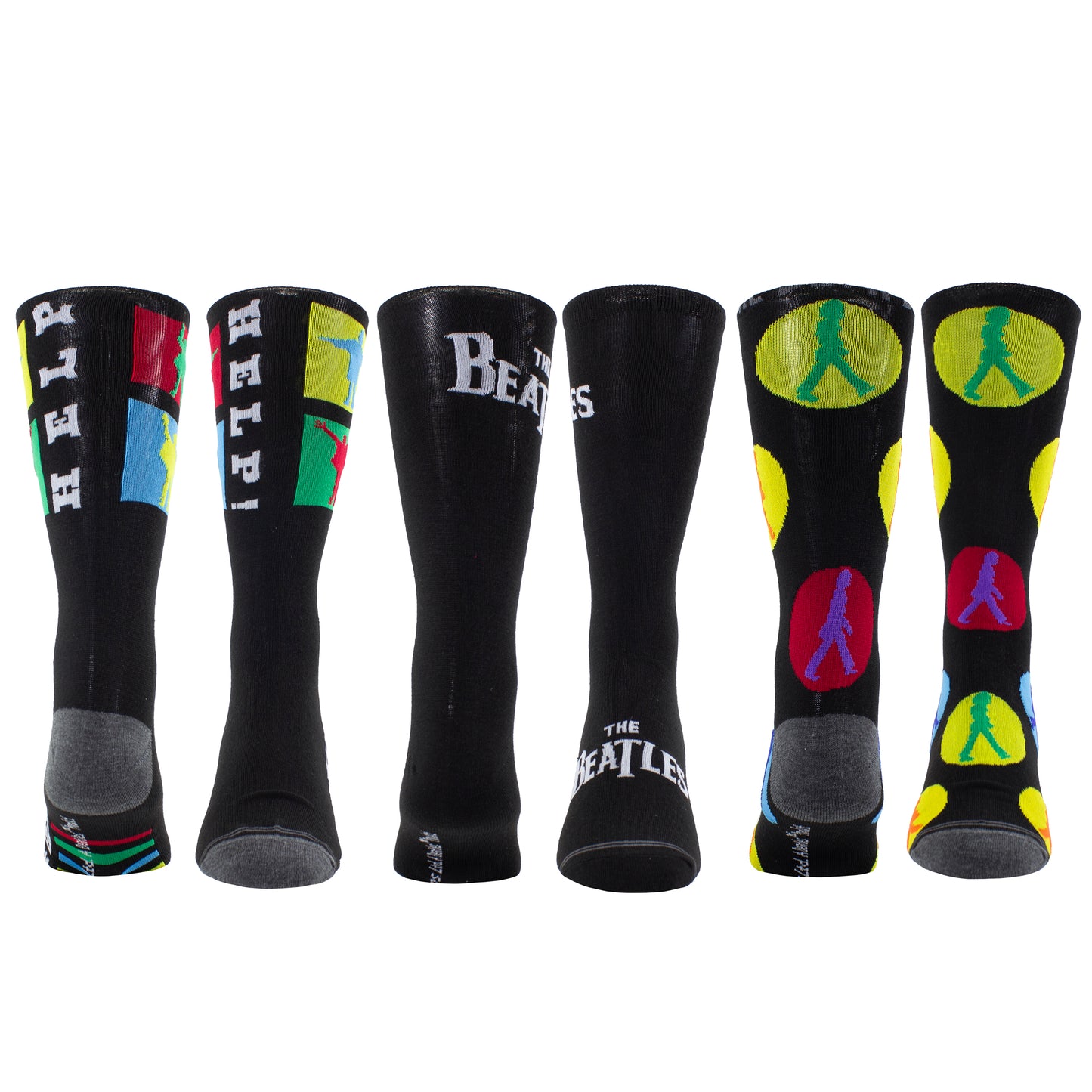 THE BEATLES GUITAR TIN SOCK BOX, 3 PAIR