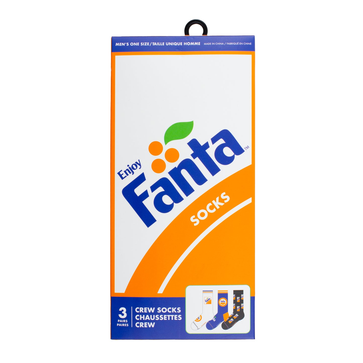 FANTA LOGO & CAN GIFT BOX, 3 PAIR