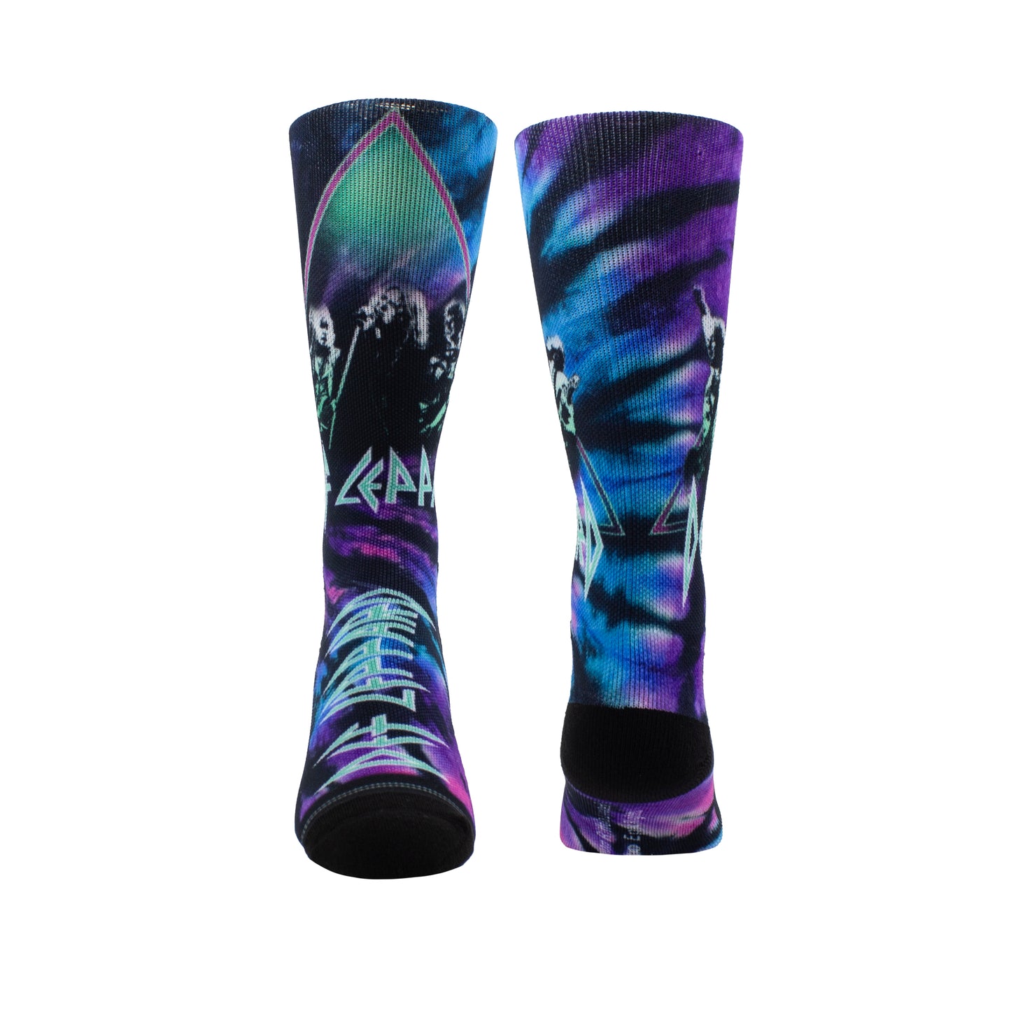 DEF LEPPARD TIE DYE SOCKS, 1 PAIR