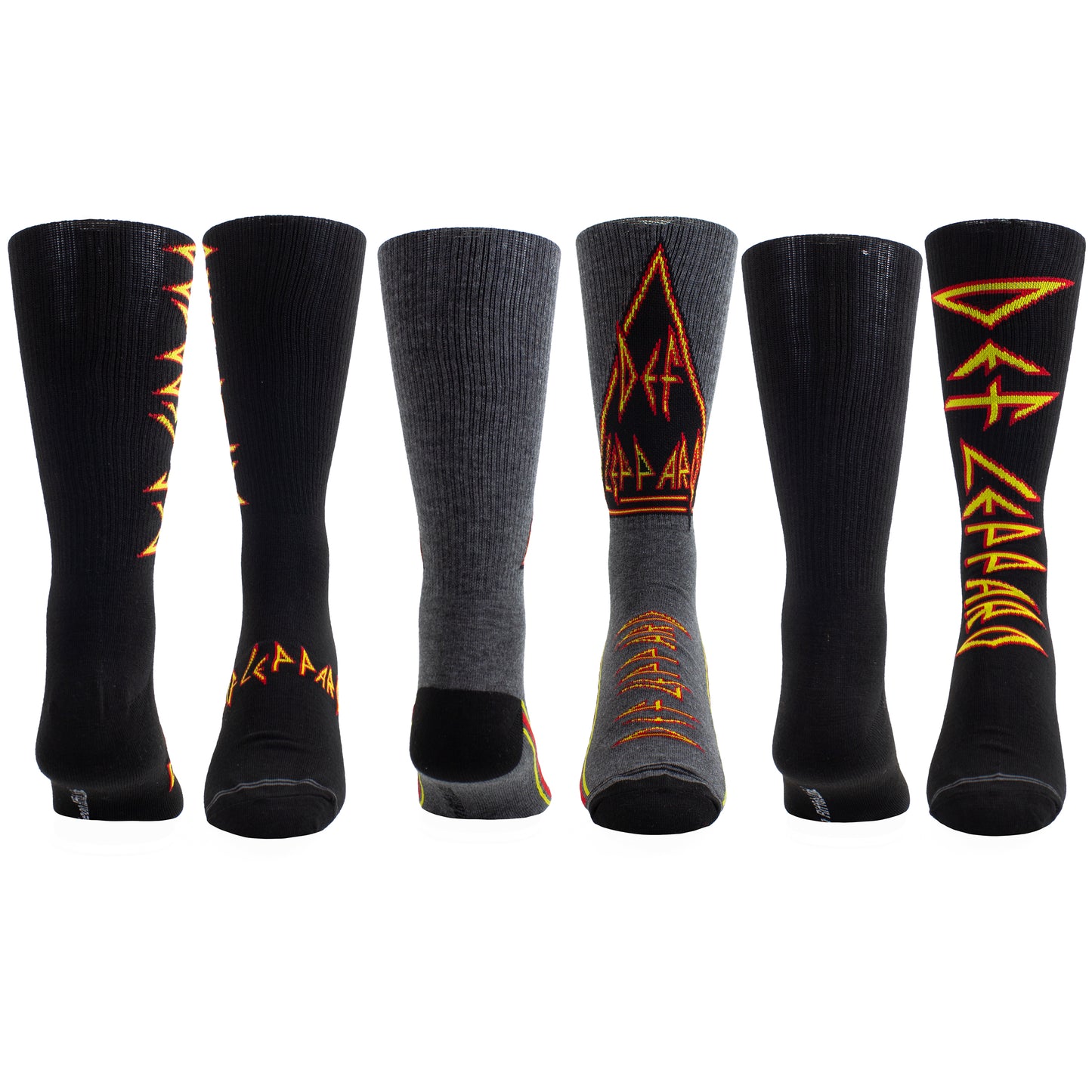 DEF LEPPARD GUITAR TIN SOCK BOX, 3 PAIR