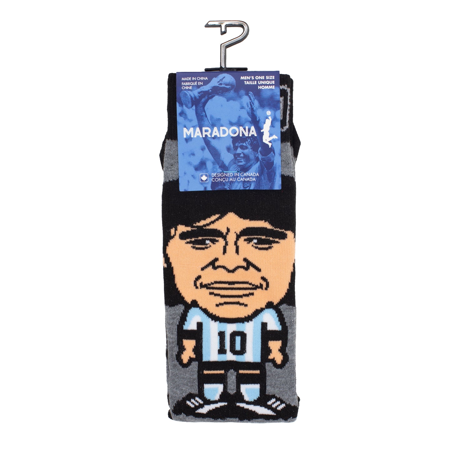 DIEGO MARADONA CARTOON NUMBER10 CREW, 1 PAIR