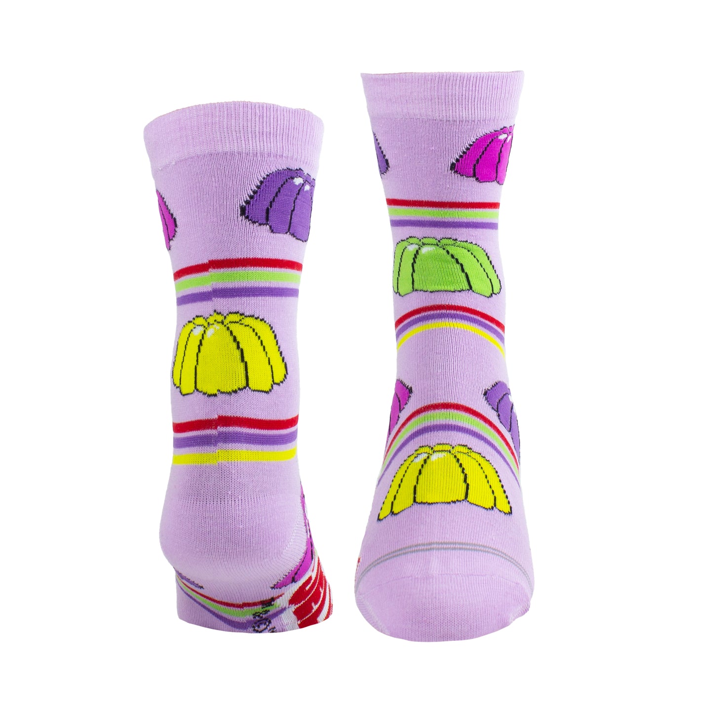 JELL-O STRIPES WOMEN’S CREW , 1 PAIR