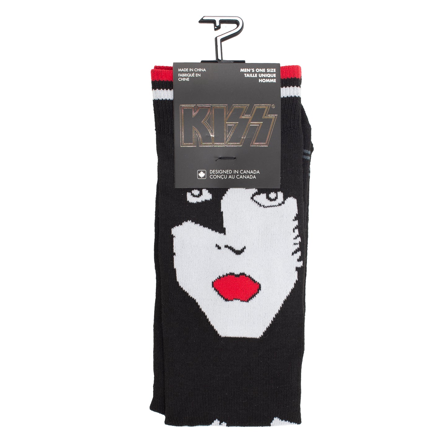 KISS FACES SOCKS, 1 PAIR