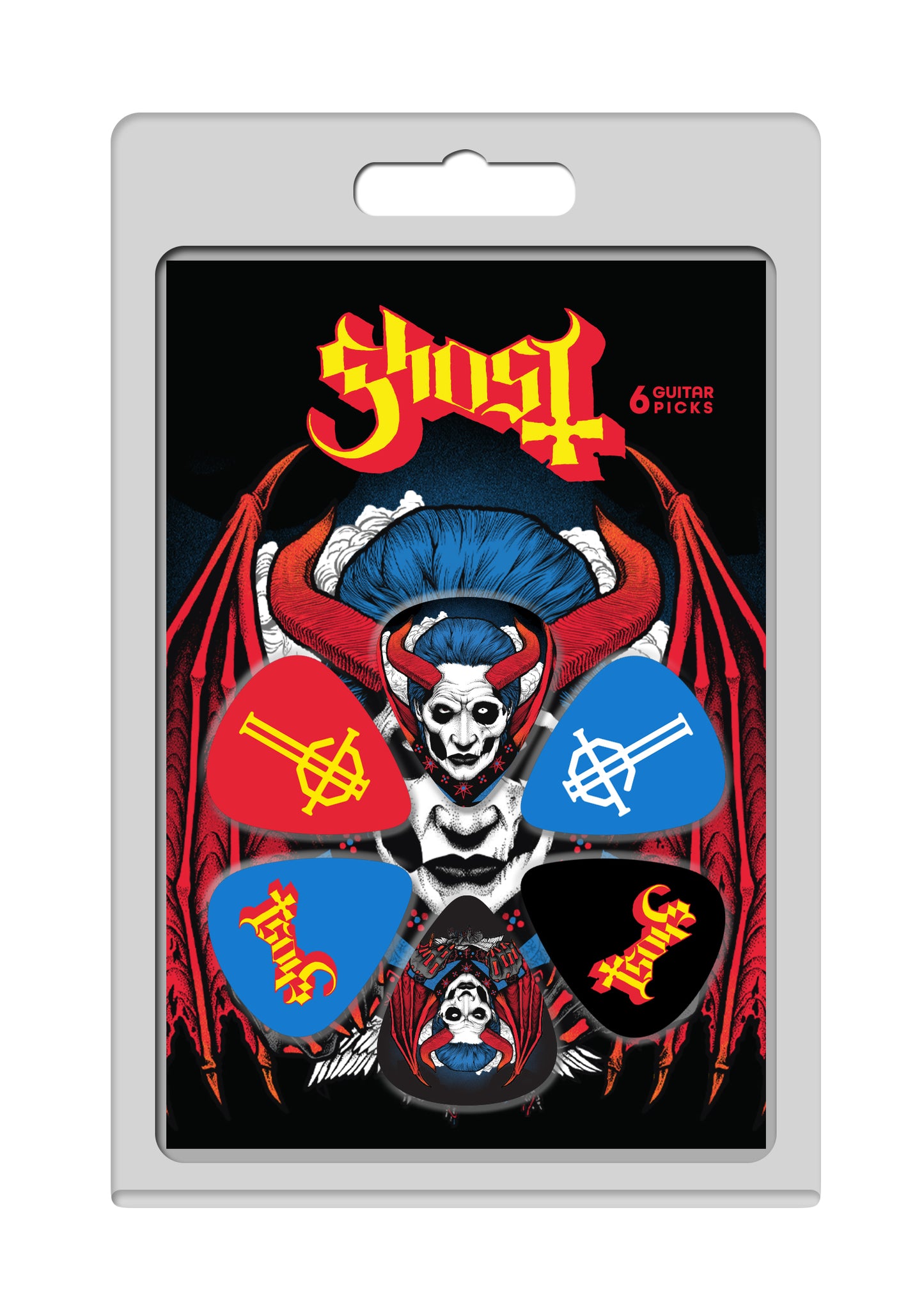 GHOST 6 PACK OFFICIAL LICENSING GUITAR PICKS