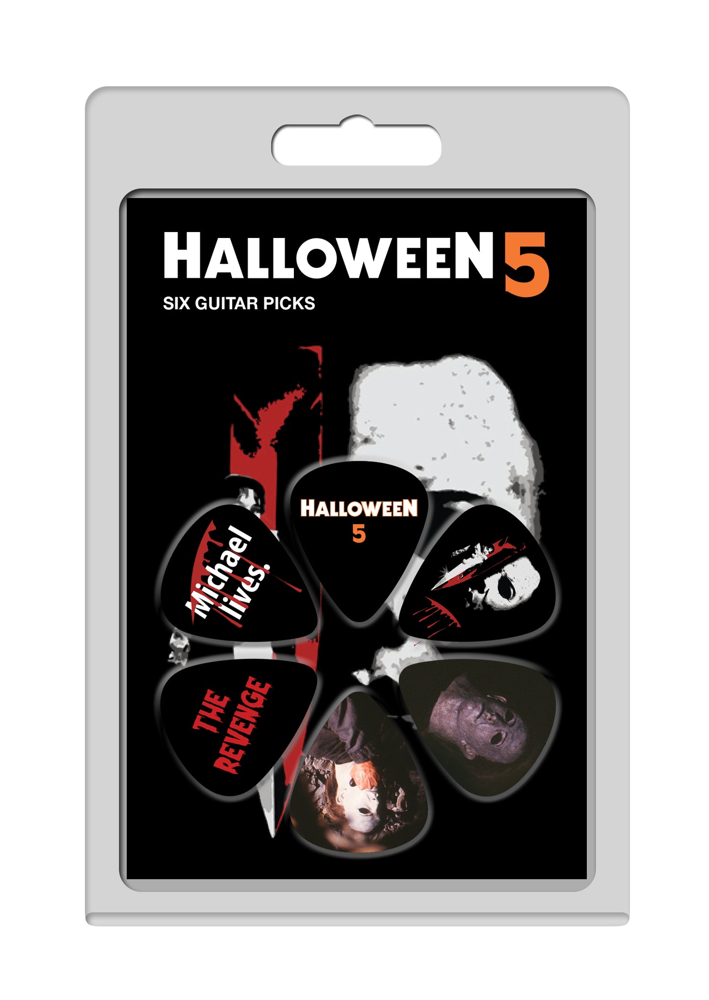 HALLOWEEN 6 PACK OFFICIAL LICENSE GUITAR PICKS