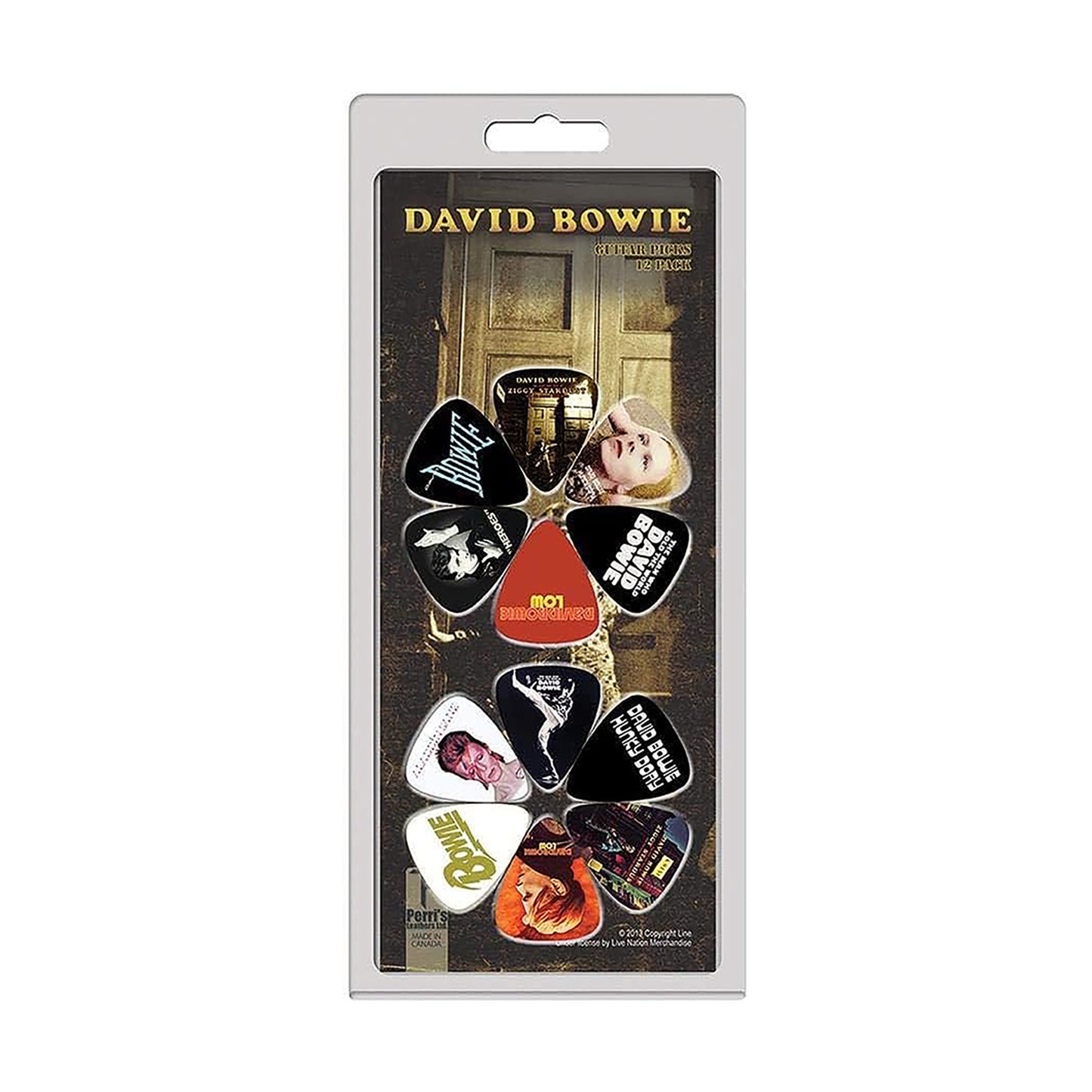 DAVID BOWIE 12 PACK OFFICIAL LICENSING GUITAR PICKS