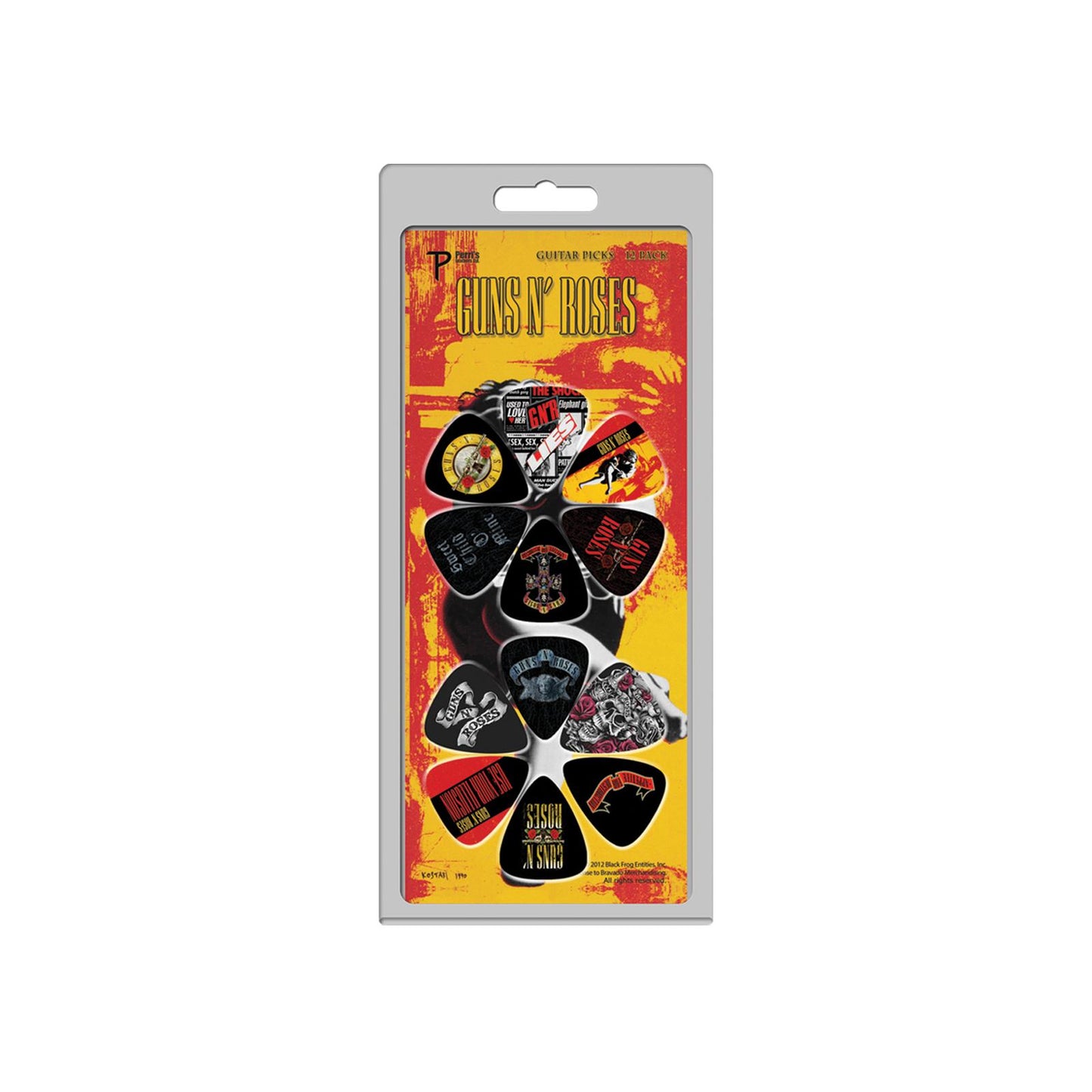 GUNS ’N ROSES 12 PACK OFFICIAL LICENSING GUITAR PICKS