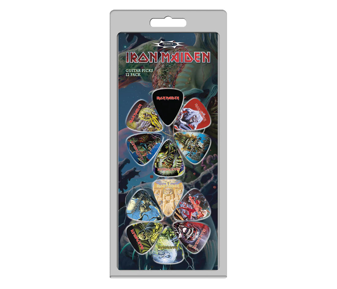 IRON MAIDEN 12 PACK OFFICIAL LICENSING GUITAR PICKS