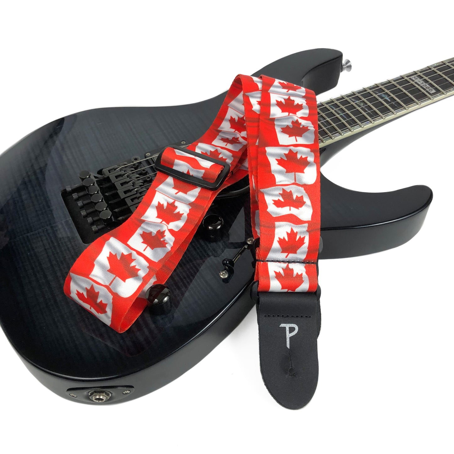CANADIAN FLAG DESIGN POLYESTER GUITAR STRAP