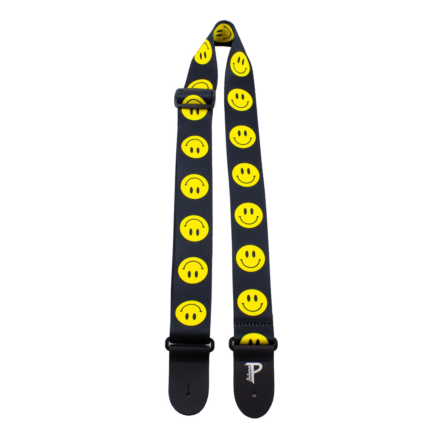 SMILEY FACES HOPE COLLECTION DESIGN POLYESTER GUITAR STRAP