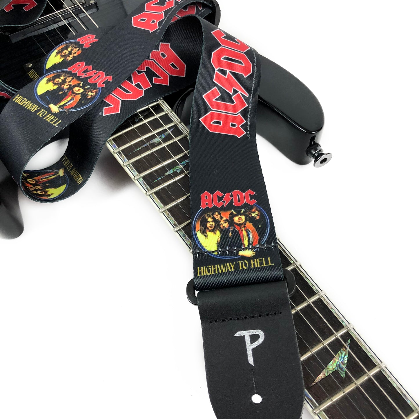 AC/DC HIGHWAY TO HELL POLYESTER GUITAR STRAP