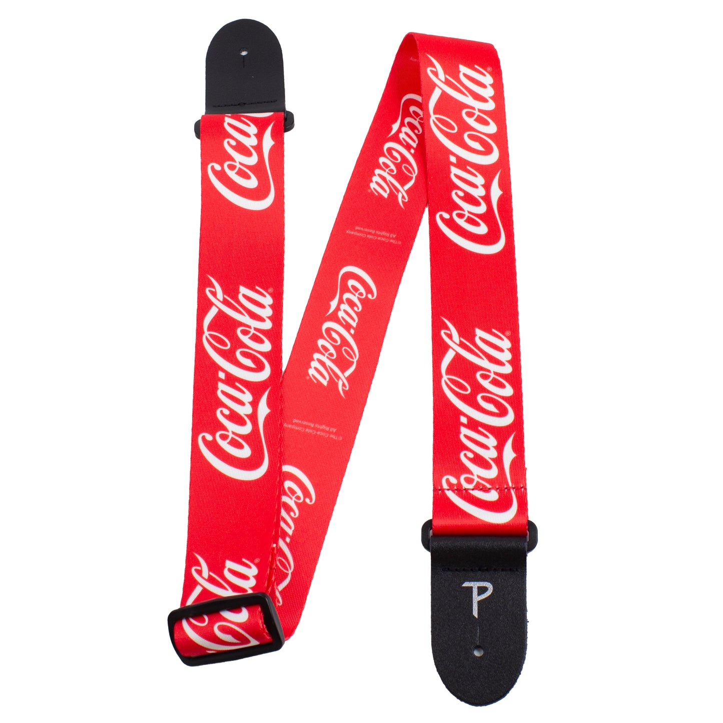 COCA COLA LOGO POLYESTER GUITAR STRAP