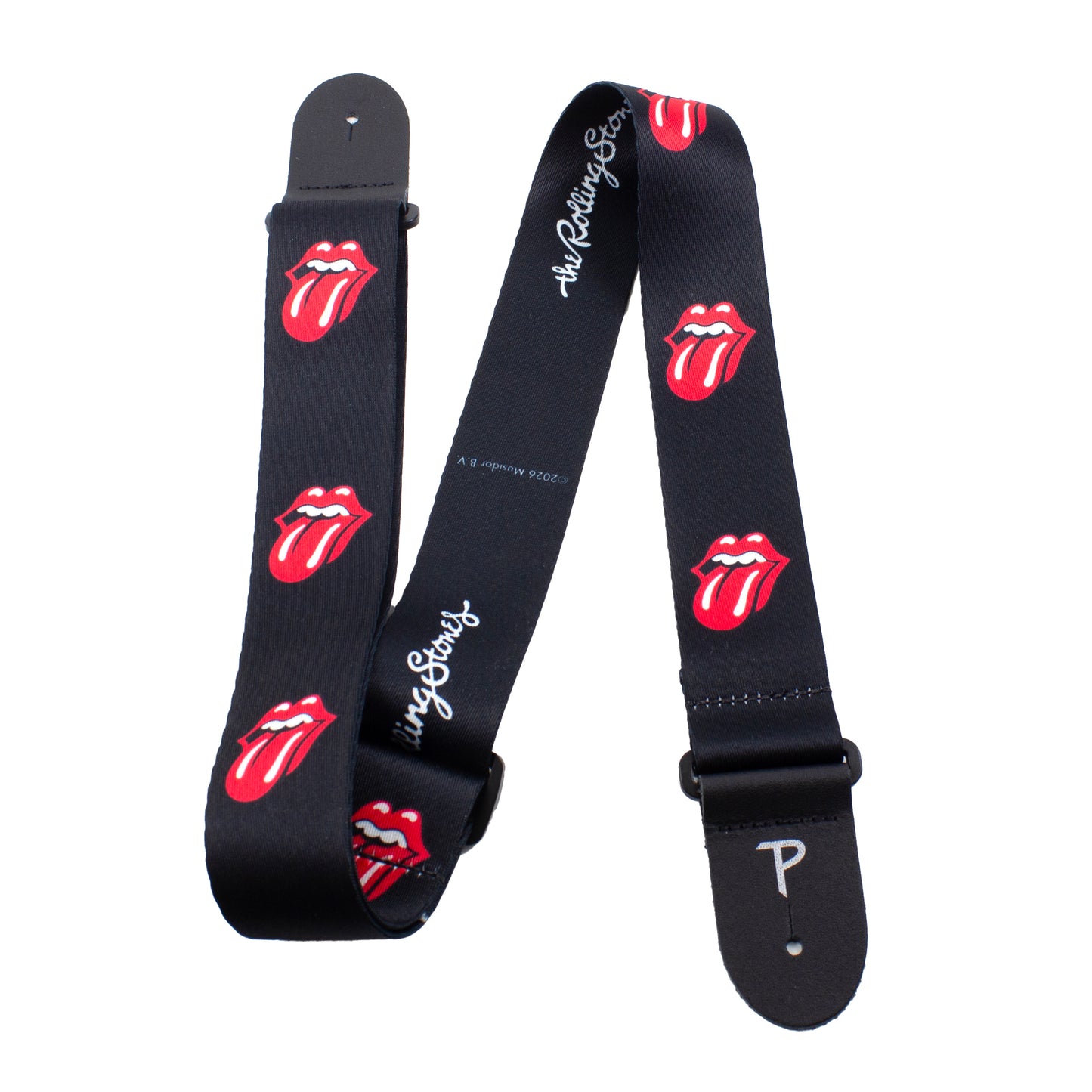 THE ROLLING STONES POLYESTER GUITAR STRAP