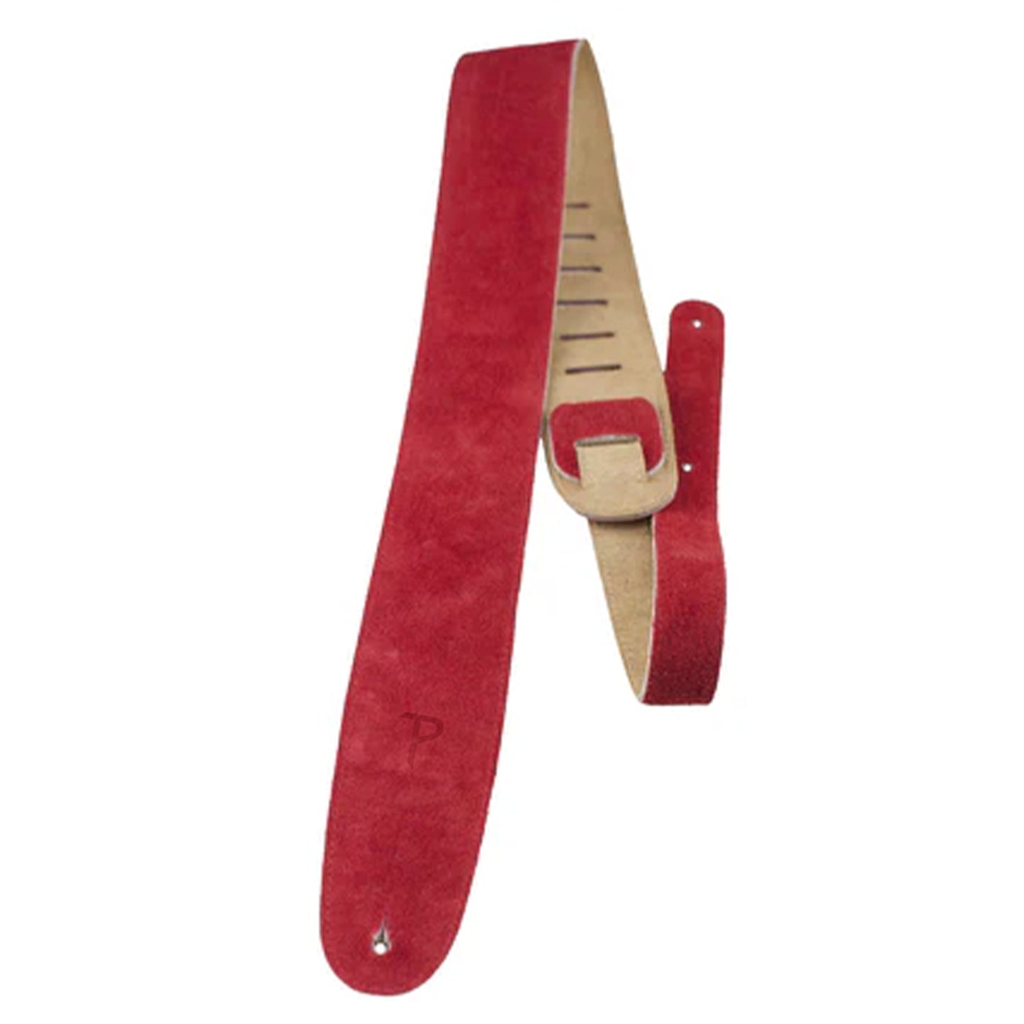 Red Soft Suede Guitar Strap