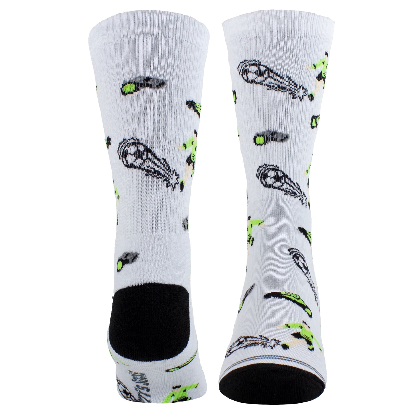 SOCCER PLAYS CREW SOCKS, 1 PAIR
