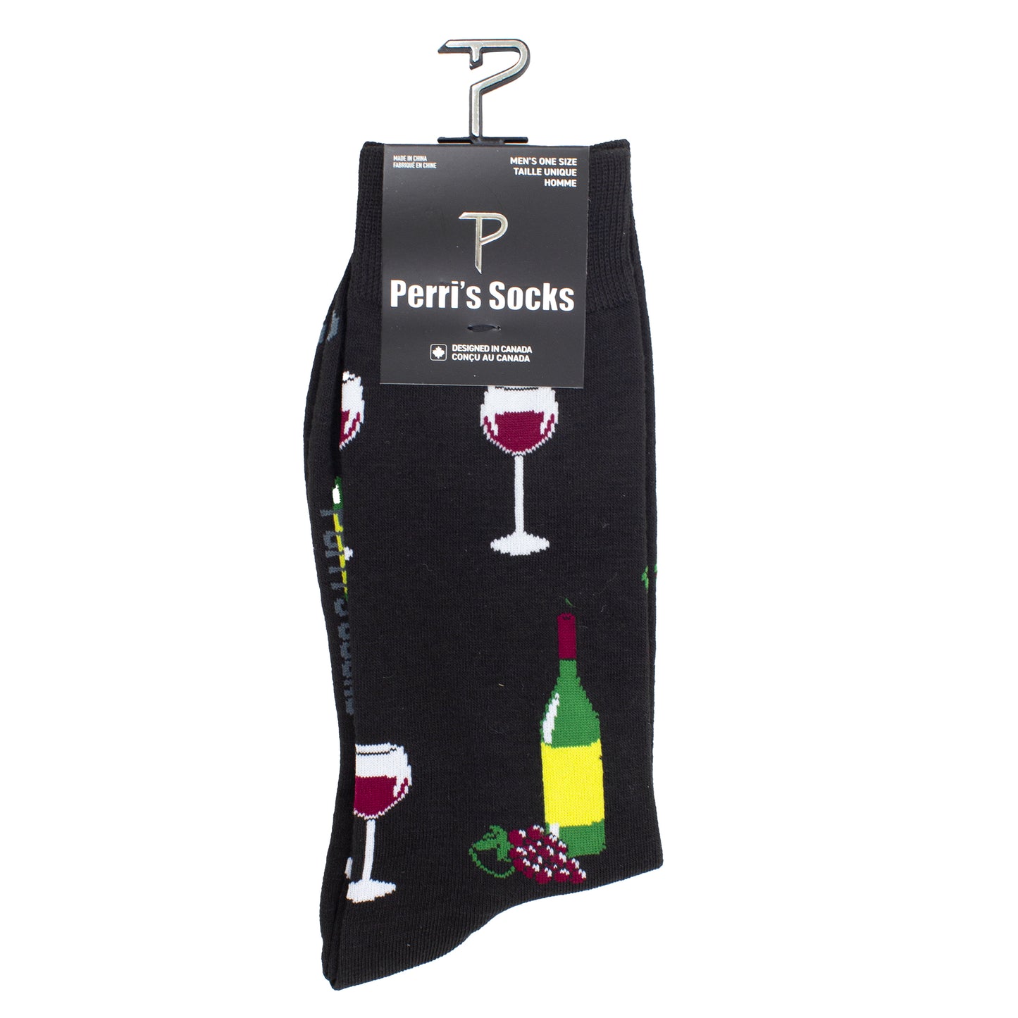 WINE LOVER SOCKS, 1 PAIR