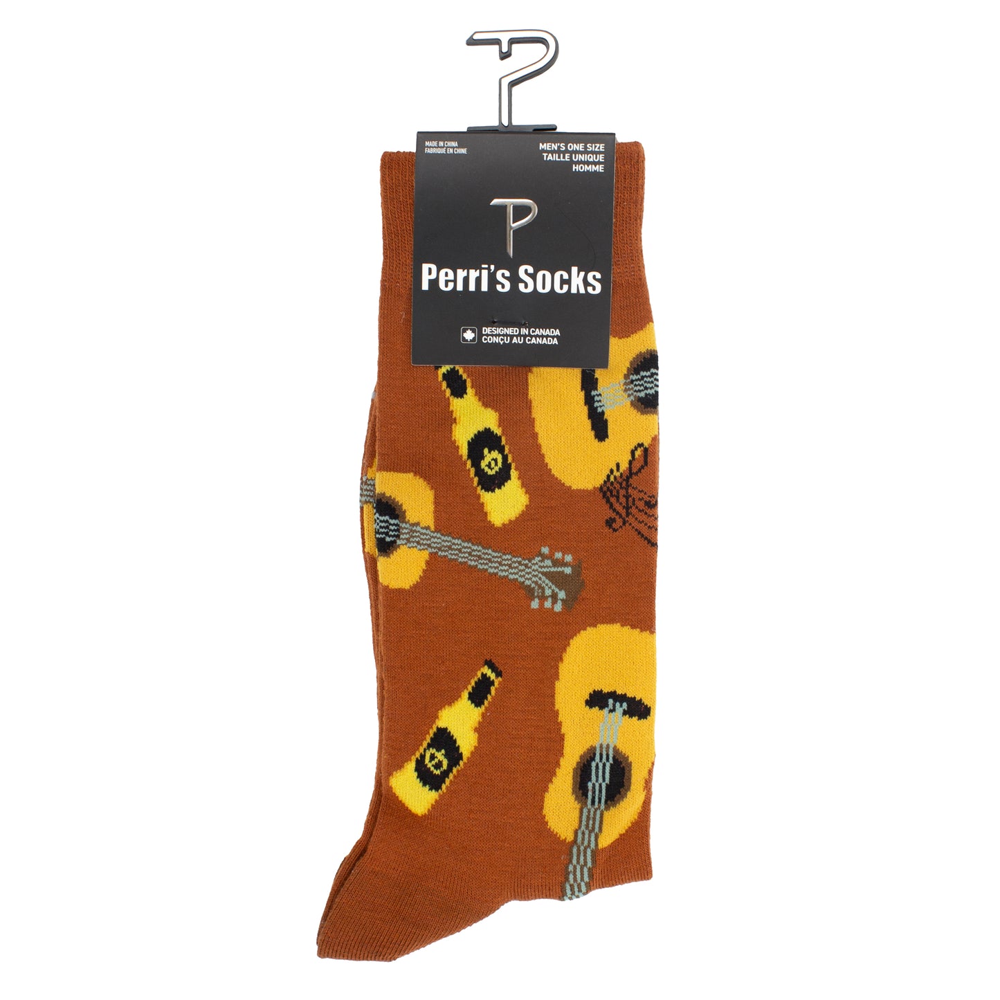 GUITAR & A BEER SOCKS, 1 PAIR