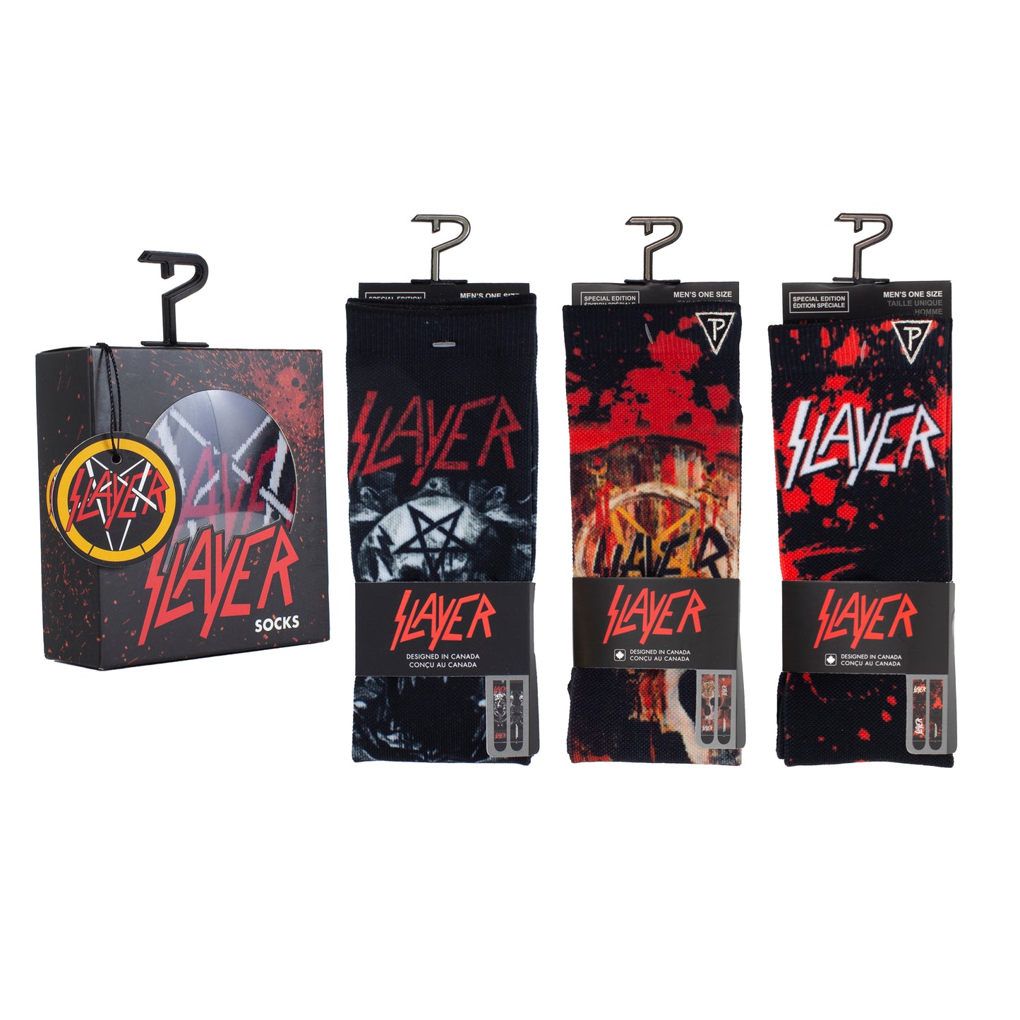 SLAYER SUPER FAN SOCK BUNDLE, 4 PAIRS