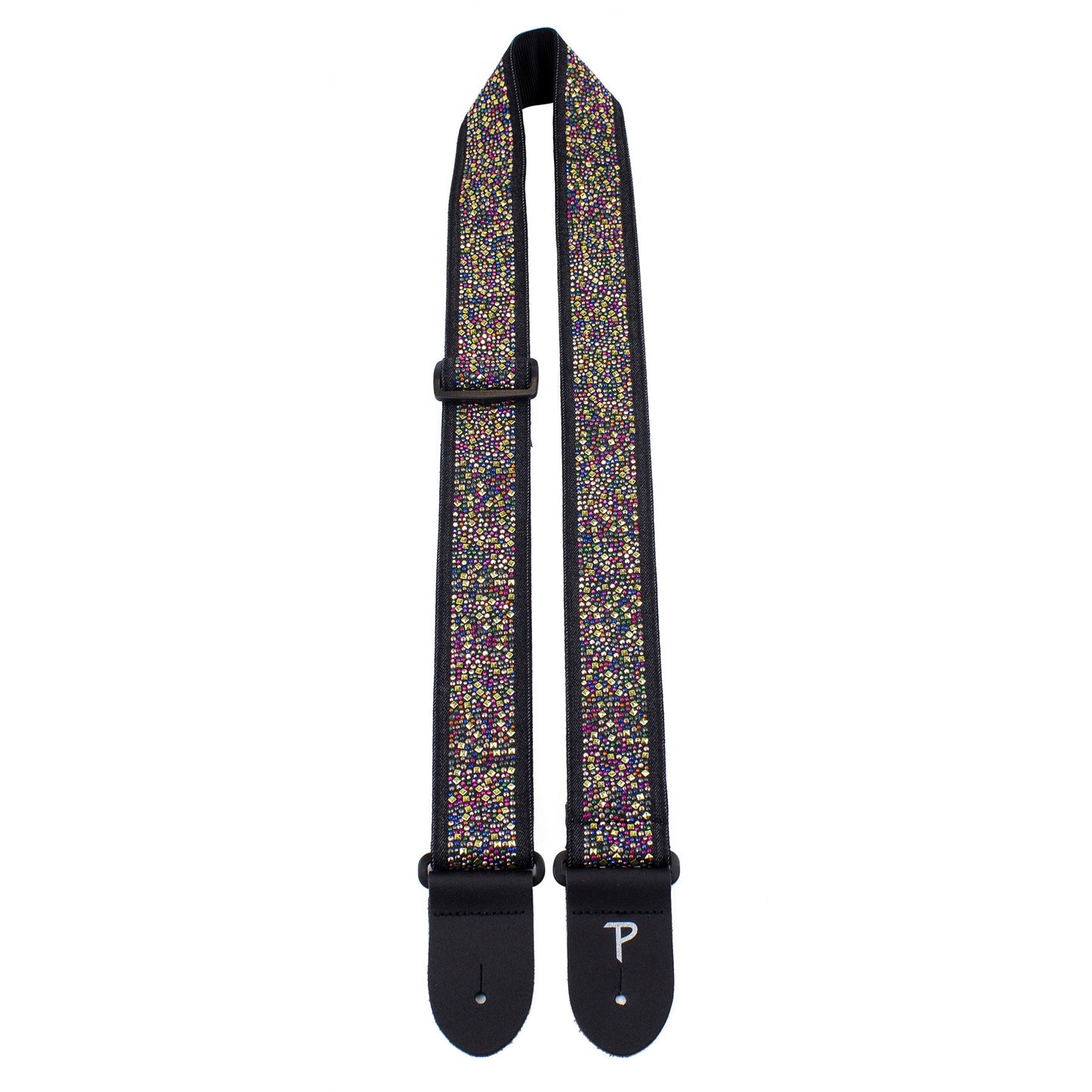 SPOT LIGHT MULTI COLOUR JACQUARD GUITAR STRAP