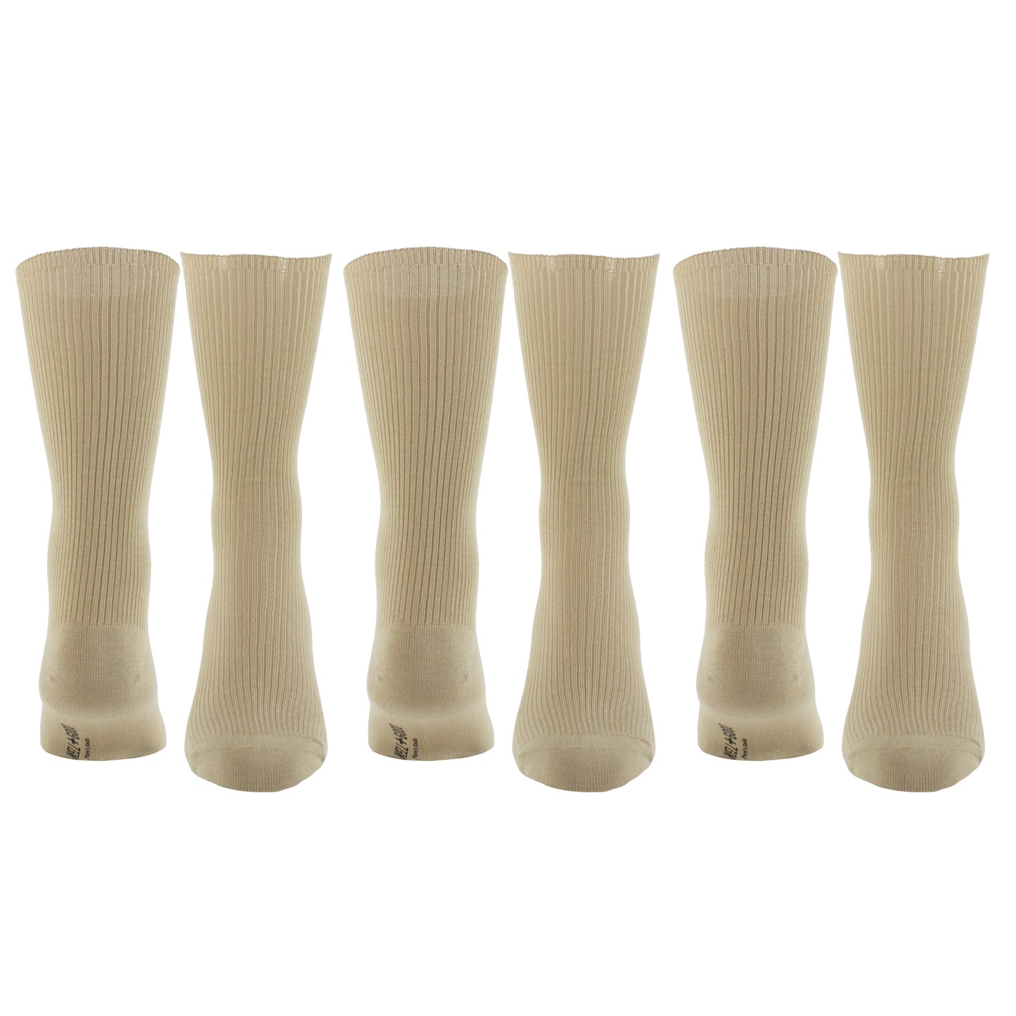 PERRI’S SOCKS™ WELLNESS NON-ELASTIC COTTON CREW, 3 PAIR