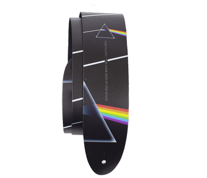 Pink Floyd The Dark Side Of The Moon Prisms Printed Leather Guitar Strap