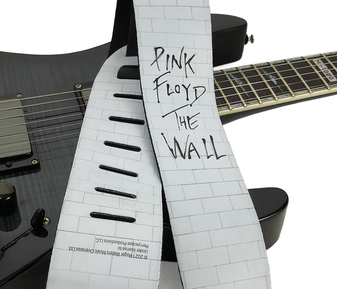 Pink Floyd The Wall Printed Leather Guitar Strap