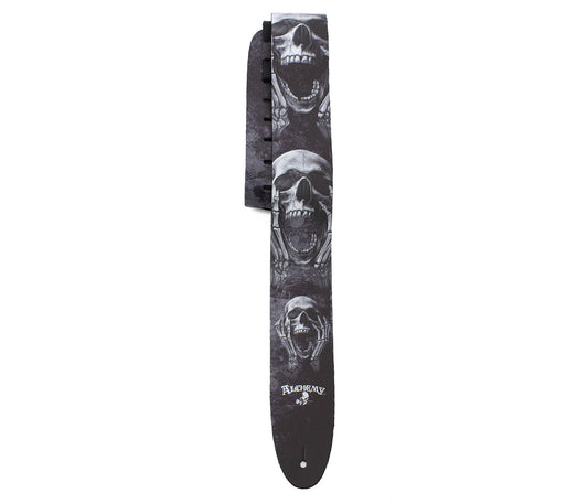 Alchemy The Scream Printed Leather Guitar Strap