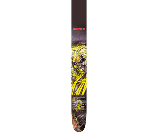 Official Iron Maiden Killers High Res Print On Leather Guitar Strap