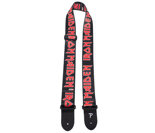 Official Iron Maiden Logo Polyester Guitar Strap.