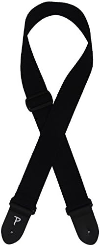 Black Cotton Guitar Strap