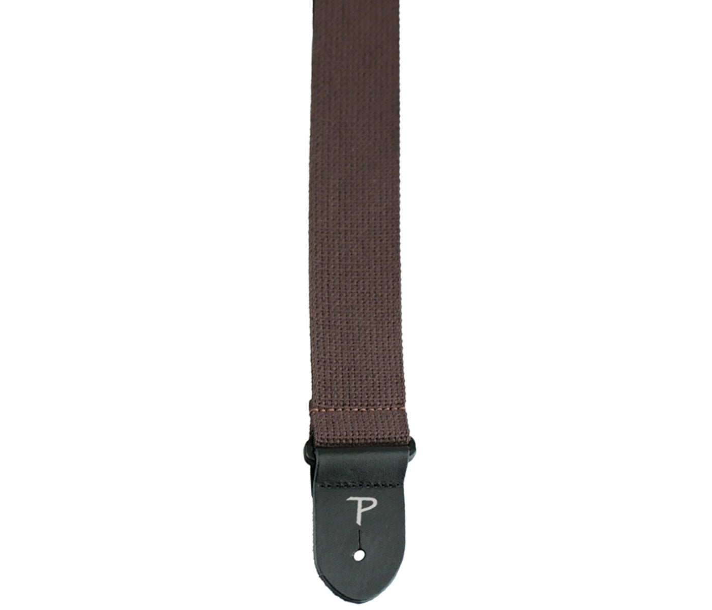 2 Brown Cotton Guitar Strap