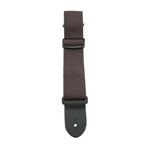 Brown Cotton Guitar Strap