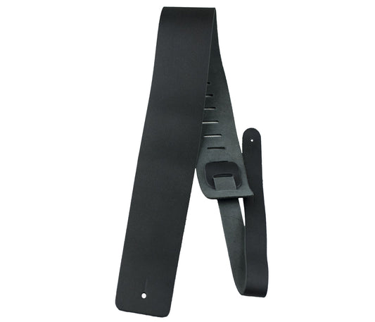 3.5 Black Basic Leather Guitar Strap