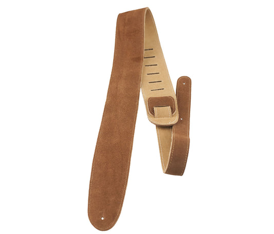 2.5 Natural Soft Suede Guitar Strap