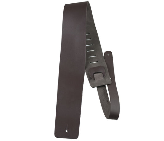 3.5 Brown Basic Leather Guitar Strap