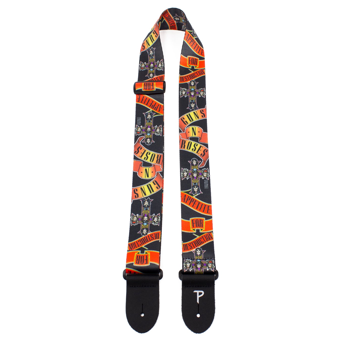 GUNS N ROSES APPETITE FOR DESTRUCTION POLYESTER GUITAR STRAP