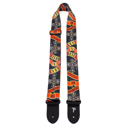 GUNS N ROSES APPETITE FOR DESTRUCTION POLYESTER GUITAR STRAP