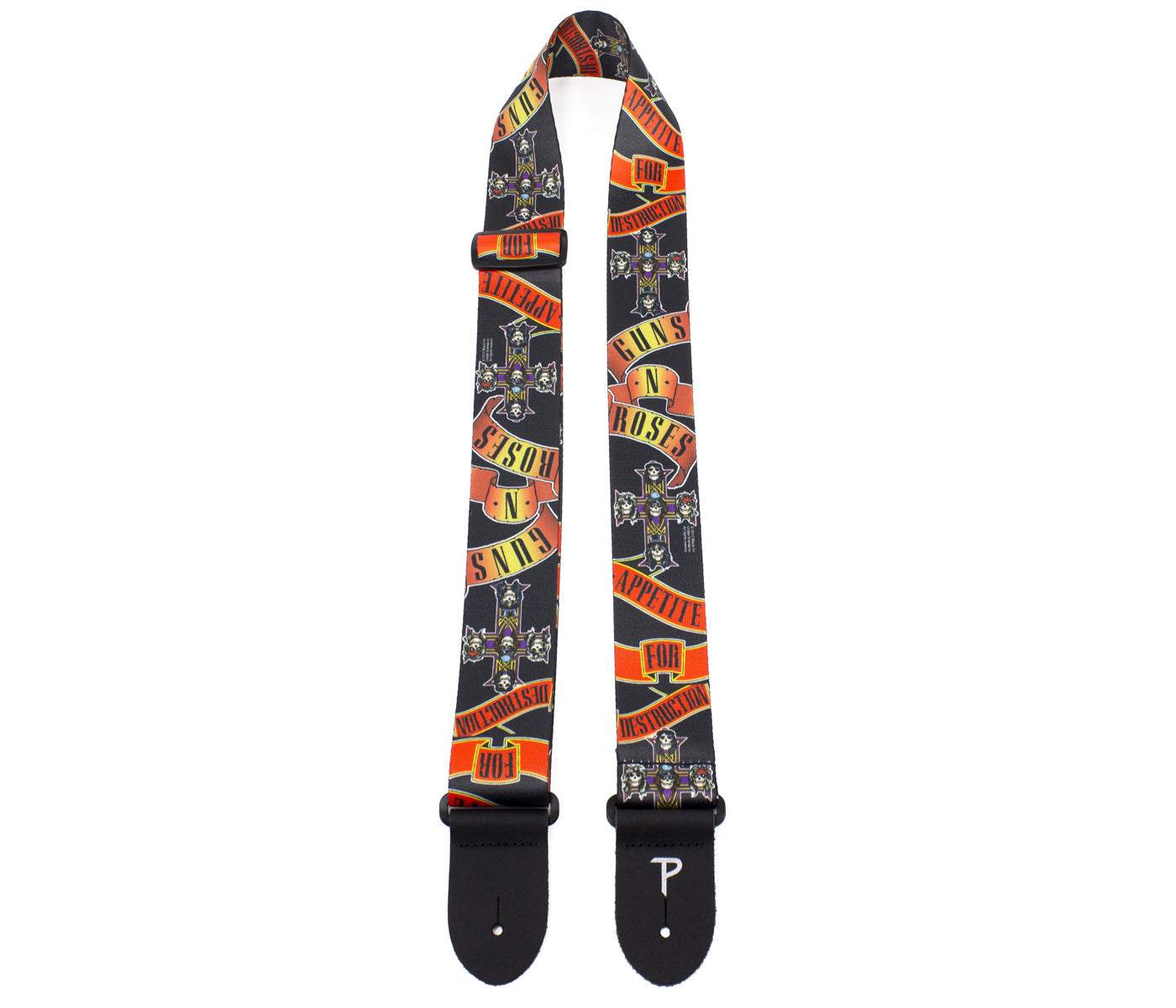 Official Guns N’ Roses Appetite For Destruction Polyester Guitar Strap.