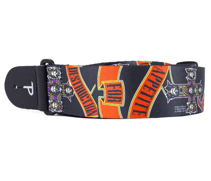 Official Guns N’ Roses Appetite For Destruction Polyester Guitar Strap.