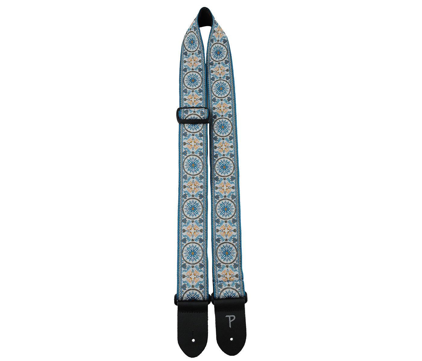 The Hope Collection Blue Mandala Guitar Strap