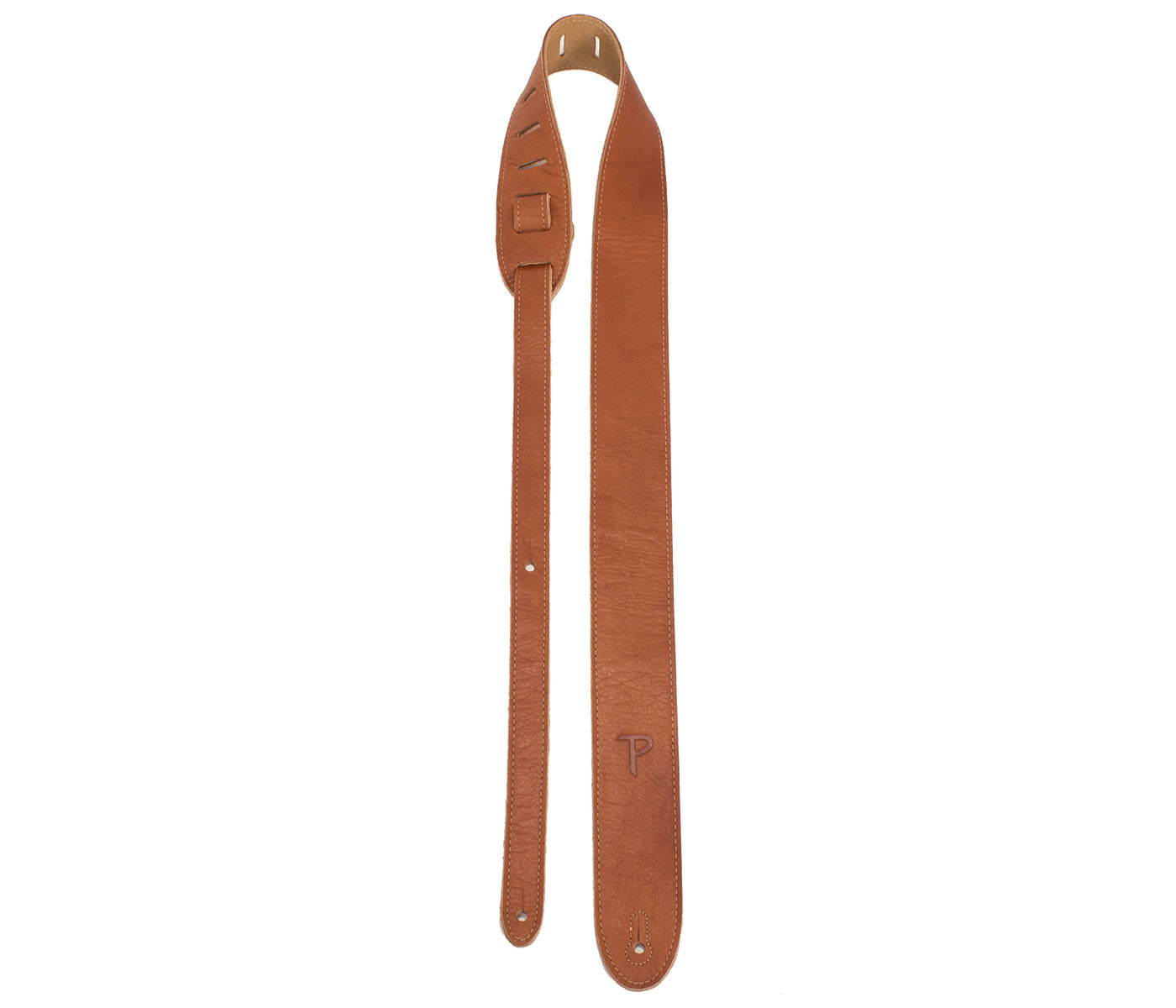 Italian Leathers Camel Guitar Strap