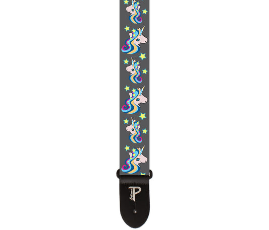 2 Cute Unicorns Polyester Guitar Strap