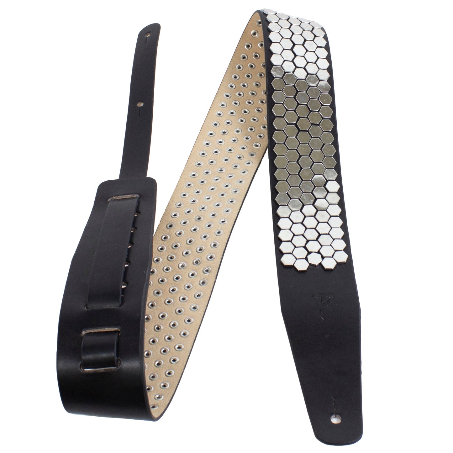 HEAVY METAL STUDDED GUITAR STRAP