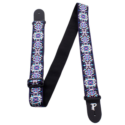 2 HOPE COLLECTION GEOMETRIC JACQUARD GUITAR STRAP