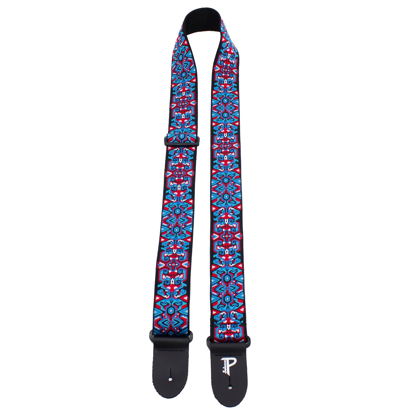 2 HOPE COLLECTION GEOMETRIC JACQUARD GUITAR STRAP