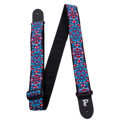 2 HOPE COLLECTION GEOMETRIC JACQUARD GUITAR STRAP