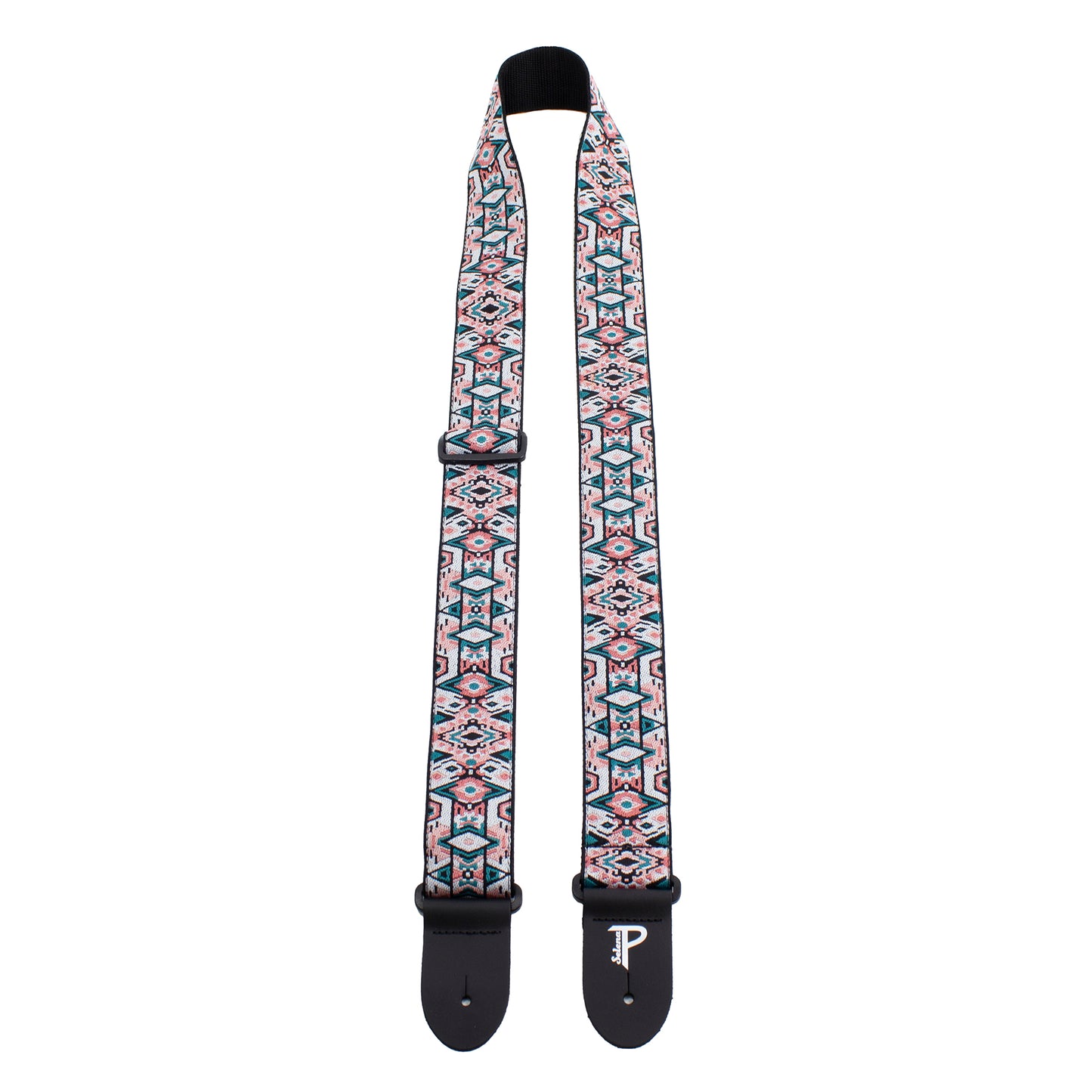 2 HOPE COLLECTION GEOMETRIC JACQUARD GUITAR STRAP